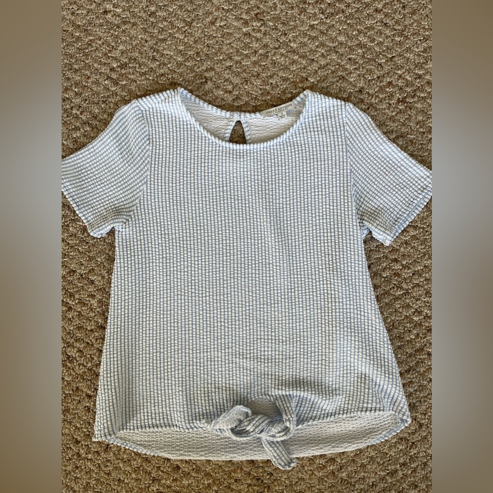 Women’s blue shirt. Size small